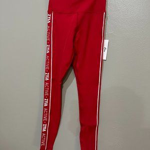 ZYIA Red Logo Stripe LnT